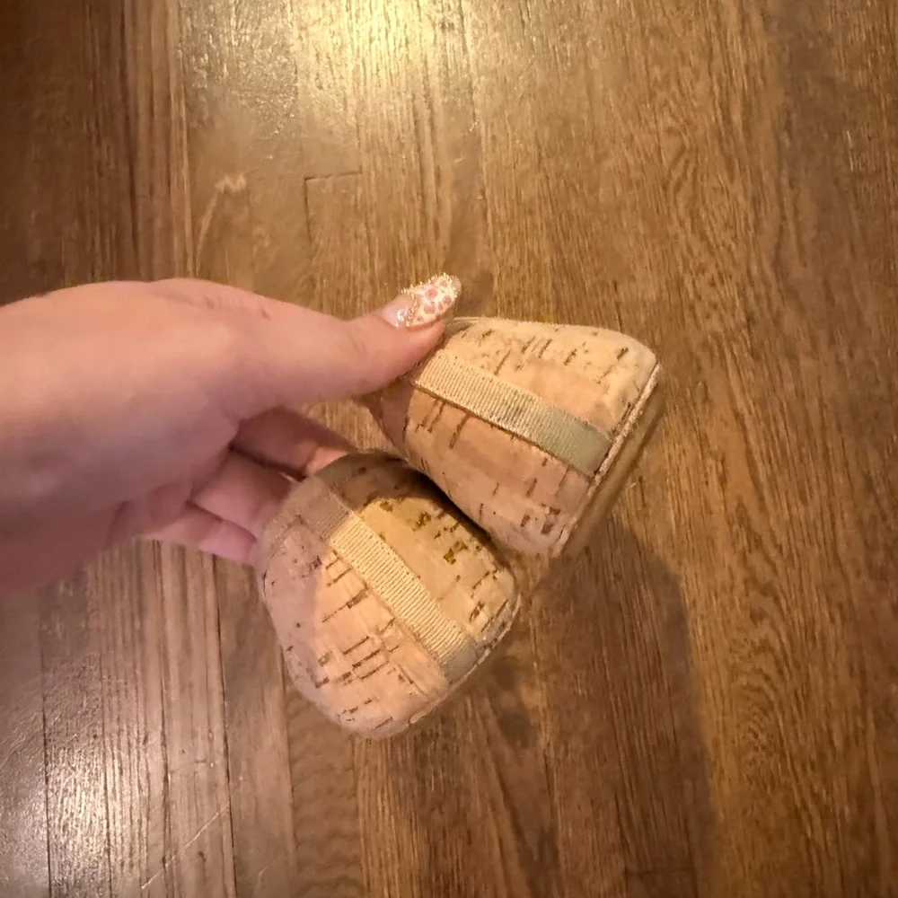 Veronica Beard Beatrix Cork Ballet Flats- size 10 - Picture 5 of 5